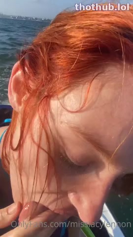 OnlyFans leaked Blowjob in the midle of the sea on HDthot