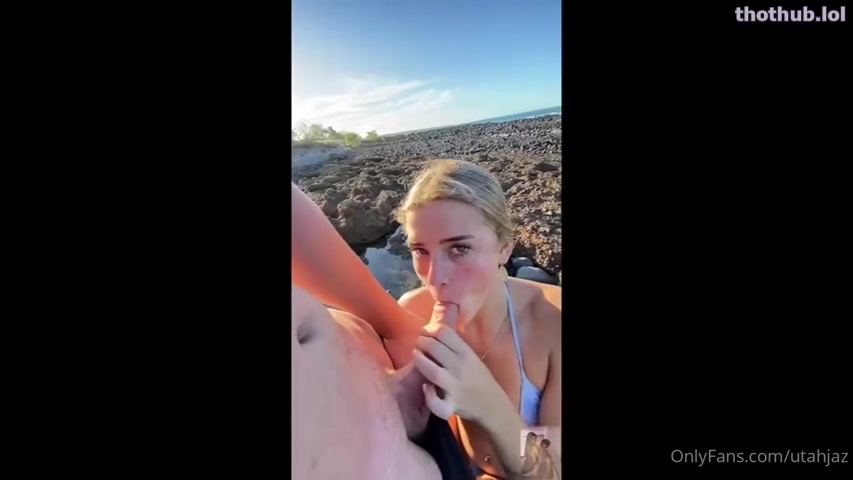 OnlyFans leaked UtahJaz Beach Sex #OF on HDthot