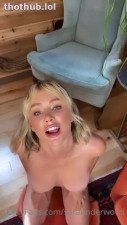 Sara Underwood cum on face POV