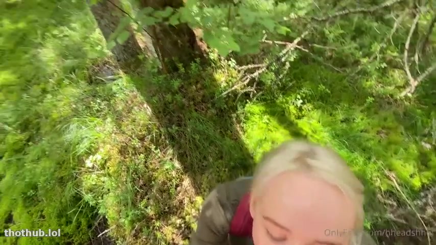 OnlyFans leaked Alice Bong - nature blowjob on HDthot