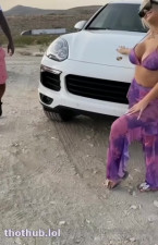 Dani Banks sex in car