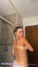 Kaitlyn Krems Shower Video