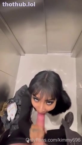 OnlyFans leaked Kimmy696 blowjob in elevator on HDthot