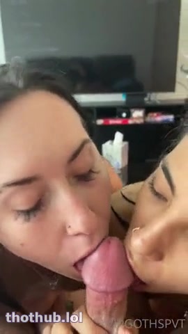 OnlyFans leaked Vipgothspvt double blowjob on HDthot