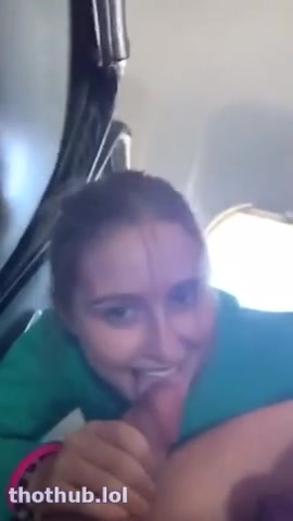 OnlyFans leaked Amateur couple plane BJ on HDthot