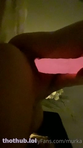 OnlyFans leaked Murka glow in the dark dildo on HDthot