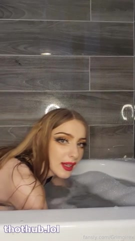 OnlyFans leaked Grimoire Fansly Bath Tub on HDthot