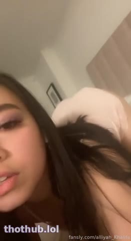 OnlyFans leaked Alliyah khalifa shows how low she can go on HDthot