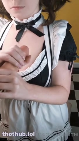 OnlyFans leaked Usatame cosplay maid bj on HDthot