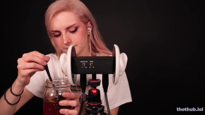 Busy B ASMR Honey Ear Eating