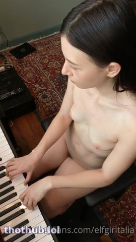 OnlyFans leaked ElfgirlTalia Nude Piano on HDthot