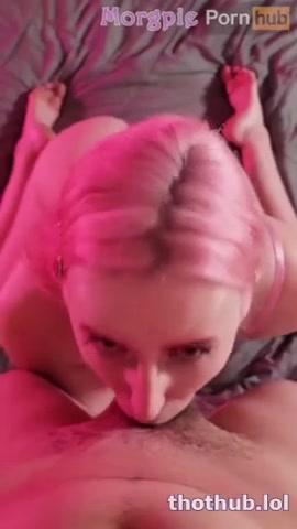 Morgpie OnlyFans leaked Morgpie deepthroat cum on HDthot