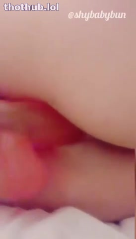 OnlyFans leaked Shybabybun enjoing herself with pink dildo on HDthot