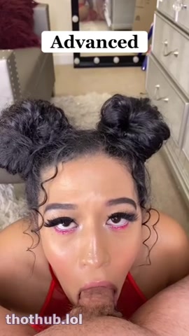 OnlyFans leaked Mixedgirl21 funny blowjob on HDthot