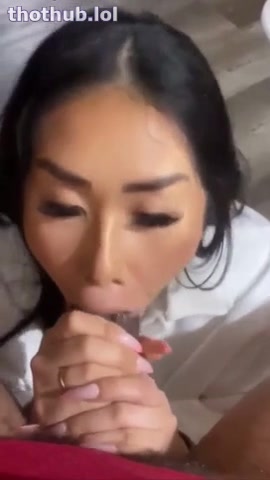 OnlyFans leaked Asian slut gives crazy head on HDthot