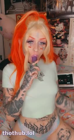 OnlyFans leaked Lewdpia sucking dildo on HDthot