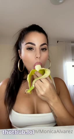 OnlyFans leaked Monica Alvarez Blow on HDthot