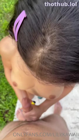 lilykawaii OnlyFans leaked LILY KAWAII HANDJOB OUTSIDE on HDthot