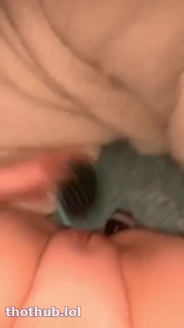 OnlyFans leaked Barely legal teen fucks herself with brush on HDthot