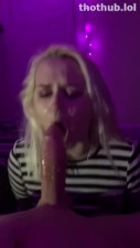 Cute babe sucks big white cock and deepthroat