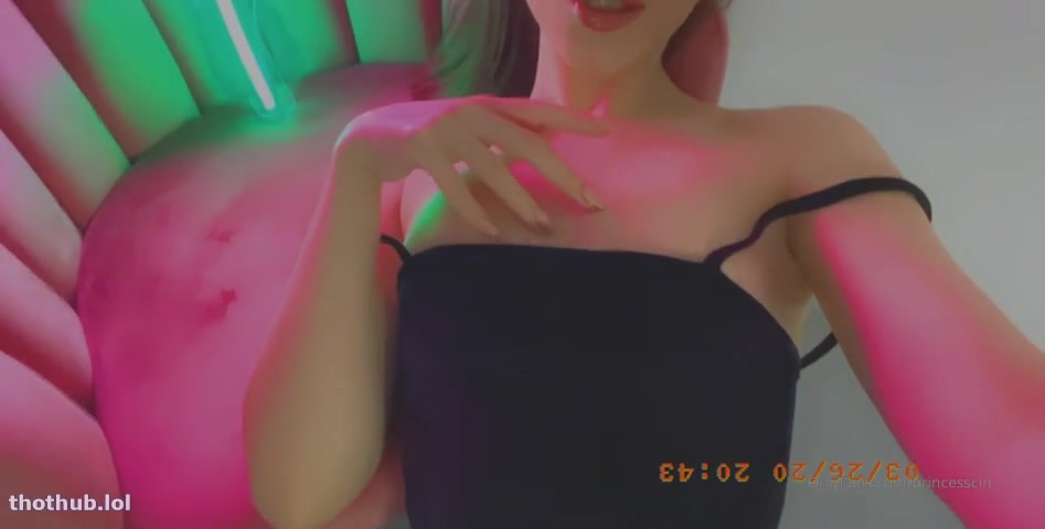 PrincessCin OnlyFans leaked Princess Cin OnlyFans 2020-03-26_This video has me in the mood to spit into someones on HDthot