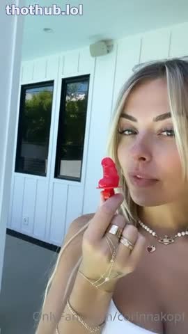 Corinna Kopf OnlyFans leaked Corinna Kopf sucking on a lollipop on HDthot