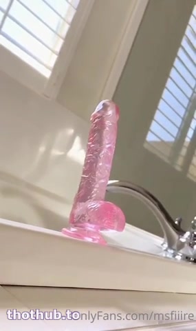 MsFiiire OnlyFans leaked Msfiiire Riding Dildo on HDthot