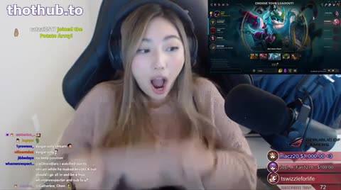 OnlyFans leaked xChocoBars/Janet Rose Lifts Sweater Shows Cleavage on HDthot