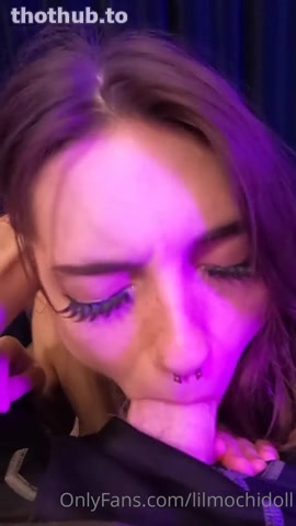 OnlyFans leaked Lilmochidoll Amazing Blowjob Deepthroat on HDthot