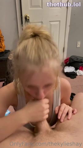 OnlyFans leaked TheKylieShay Blowjob with Facial on HDthot