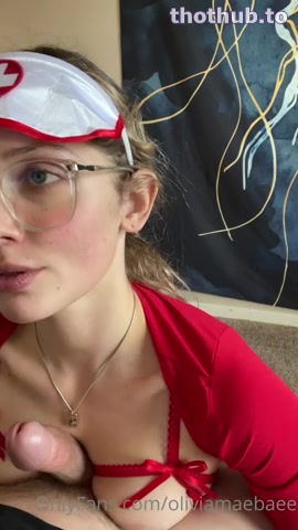 OnlyFans leaked oliviamaebaee cosplaying nurse fucks her guy on HDthot