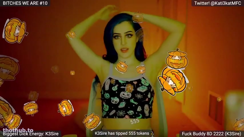 Kati3Kat OnlyFans leaked Kati3kat's webcam show from October-29-2021 on HDthot