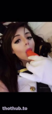 Momokun Carrot Dildo BJ