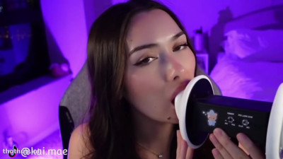 kaiileymae Ear licking ASMR