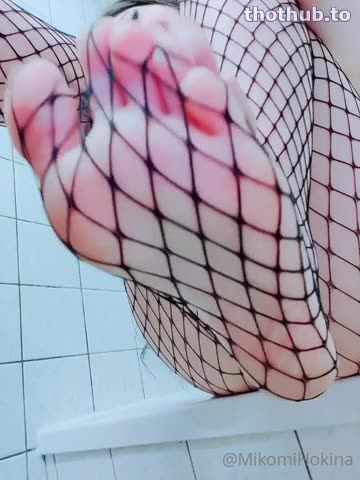 OnlyFans leaked mikomi hokina fishnets on HDthot