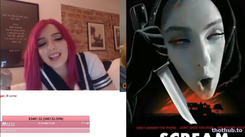 OnlyFans leaked TWITCH STREAMER WATCHES VIEWER CUM ON OMEGLE on HDthot