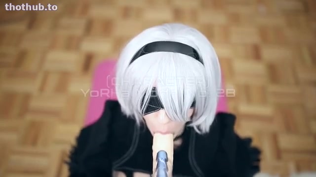 Lana Rain OnlyFans leaked Lana Rain - 2B Captured By A Sentient Fuck Machine on HDthot