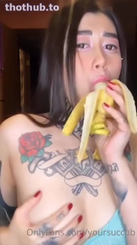 OnlyFans leaked Yoursuccubus Banana on HDthot