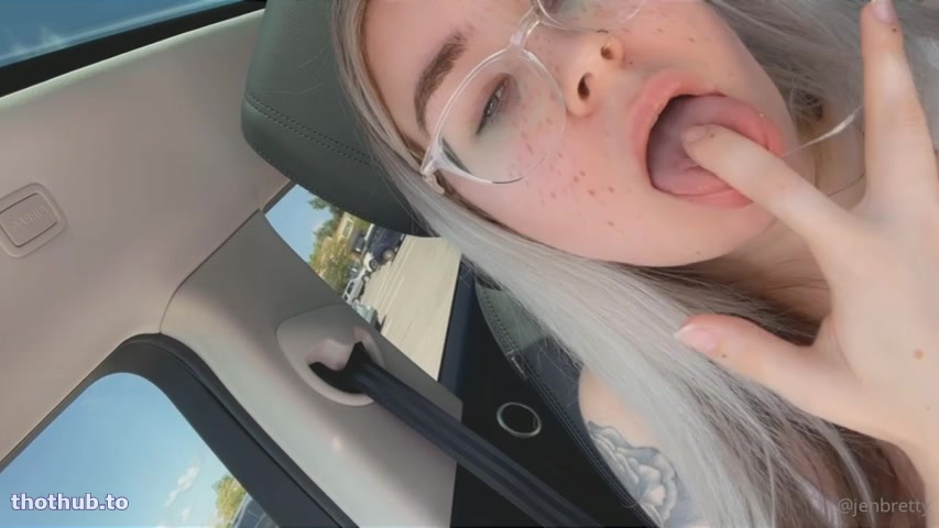 OnlyFans leaked Jen Bretty masturbating in car on HDthot