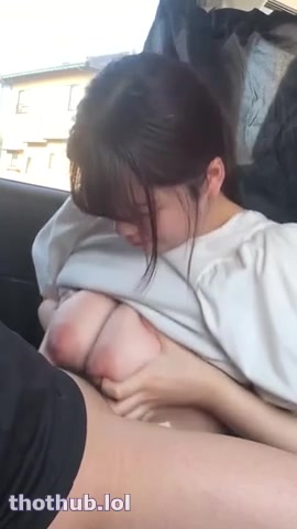 OnlyFans leaked Woobing blowjob and titfuck in car on HDthot