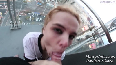 PavlovsWhore - Balcony Blowjob and Facial