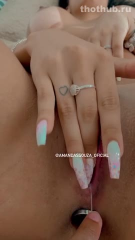 OnlyFans leaked Amanda Souza masturbating p3 on HDthot