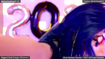 Kati3kat's webcam show from January 1, 2021