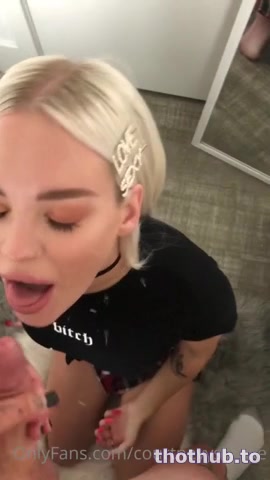 Courtney Smoke OnlyFans leaked Courtney Smoke - Cumshot Facial on HDthot