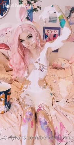 Belle Delphine OnlyFans leaked Belle Delphine Ass Painting Set Leaked (Video 7) on HDthot