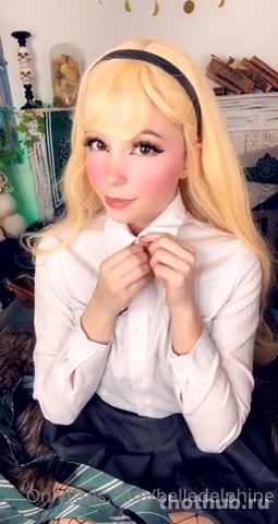 Belle Delphine OnlyFans leaked Belle Delphine Hogwarts Student Set (Video 9) on HDthot