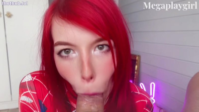 megaplaygirl spiderman mary jane pov spoppy blowjob