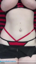 todopoki red and black lingerie (4)