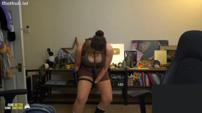 Sweet Anita Lara Croft Big Tits Halloween Cosplay Twitch Clip