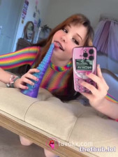 Belle delphine liking a tentacle